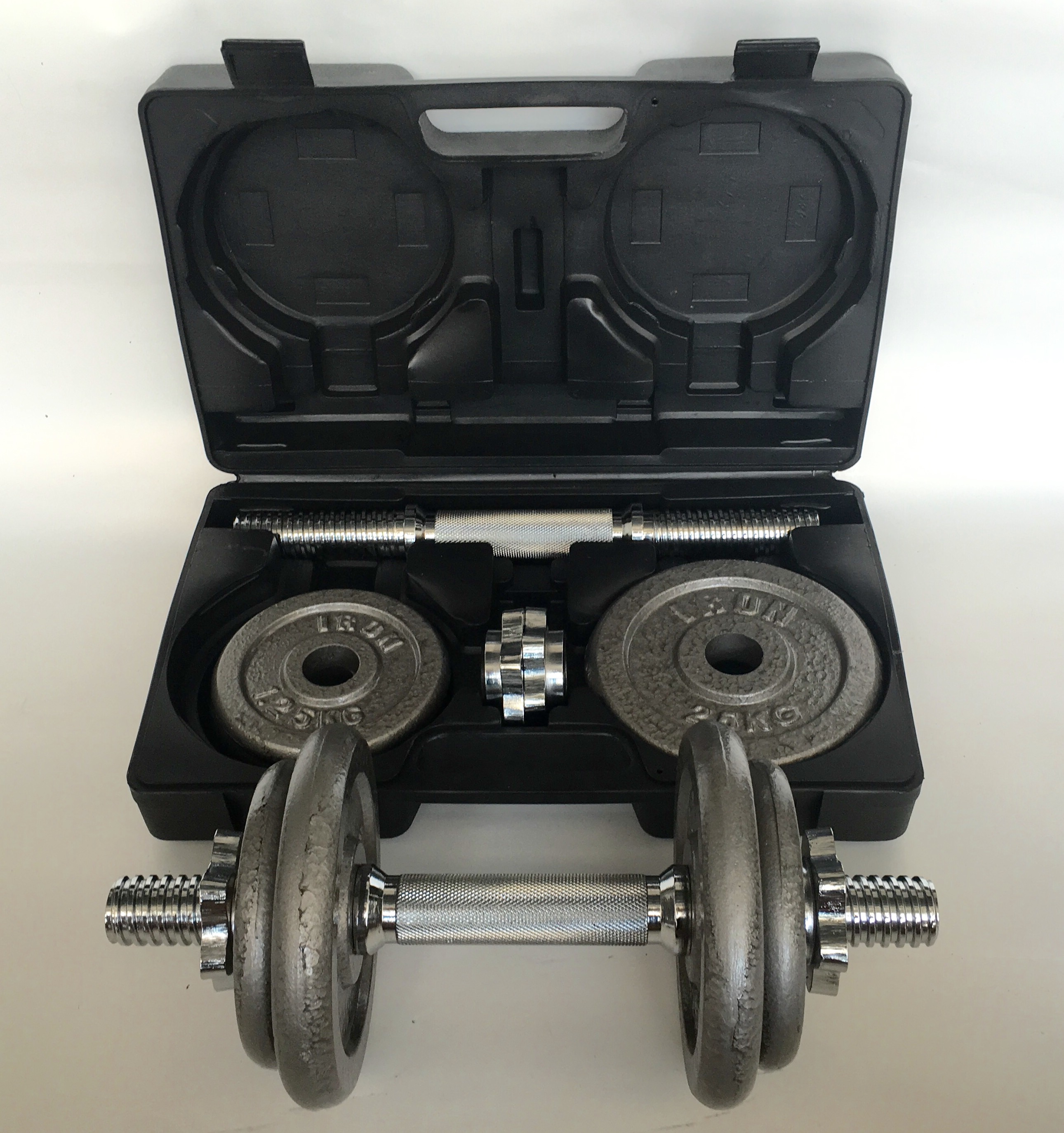 ขายเซทดัมเบล 20 กิโล พร้อมกล่องเก็บ - รุ่น IRON 103