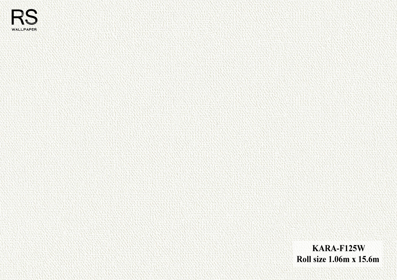 วอลเปเปอร์ สีขาวอมเทาอ่อน KARA-F125W
