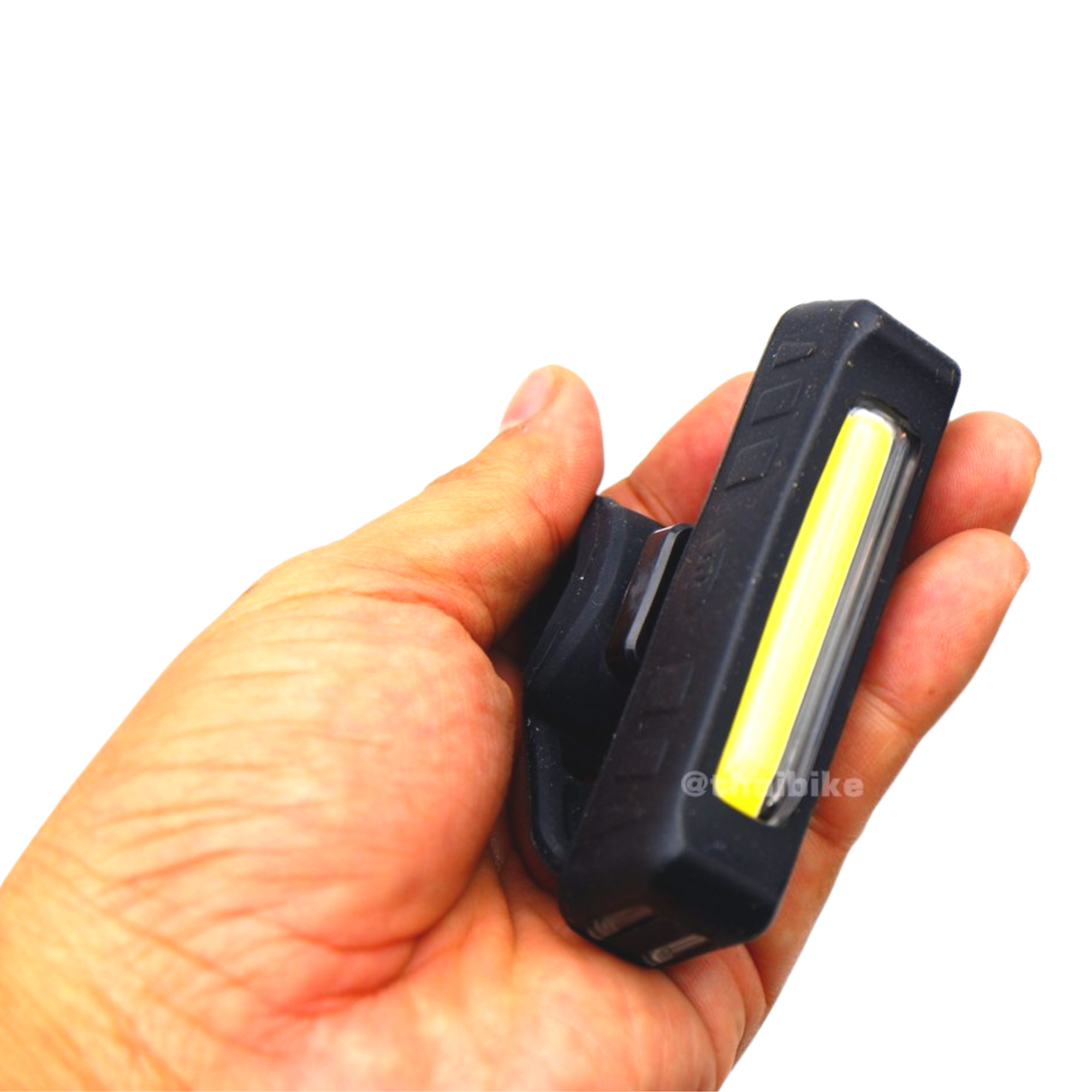 ไฟท้ายจักรยาน COMET HJ-035 แบบชาร์จ USB สีแดงน้ำเงิน สีขาวแดง