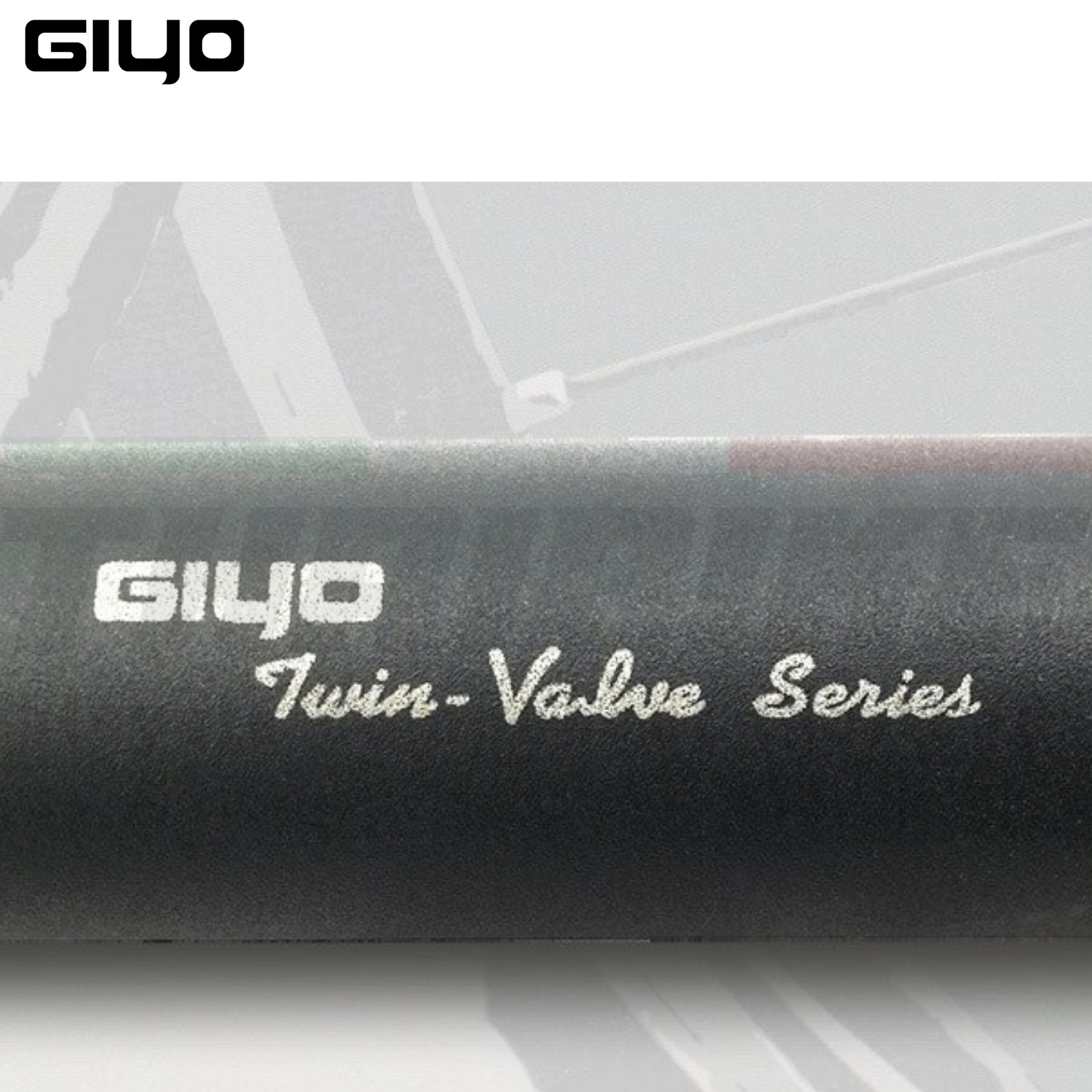 สูบจักรยานแบบพกพา GIYO GP-04T MAX100 PSI สูบได้ 2 หัว