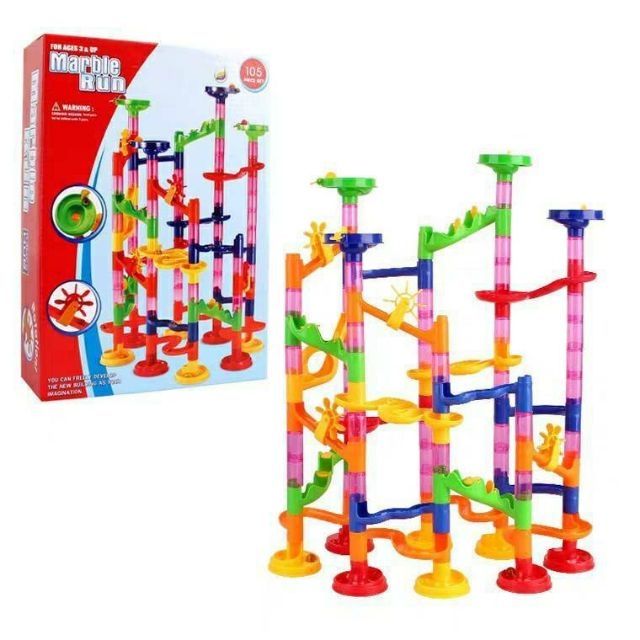 Marble run ตัวต่อรางลูกแก้ว 105 ชิ้น พร้อมส่งจากไทย