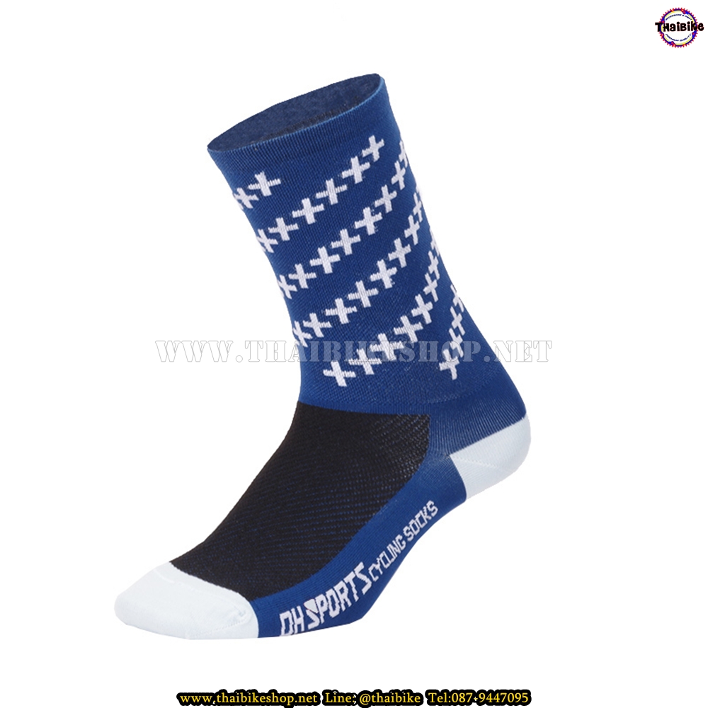 ถุงเท้าจักรยาน ถุงเท้ากีฬาออกกำลังกาย วิ่ง DH SPORT รุ่น DH18 สำหรับเท้าไซต์39-46