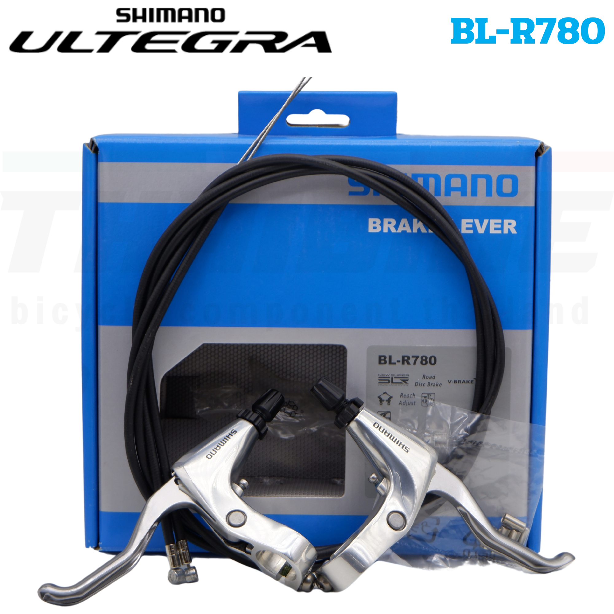 มือเบรคจักรยานใส่แฮนด์ตรง SHIMANO รุ่น BL-R780-R/L