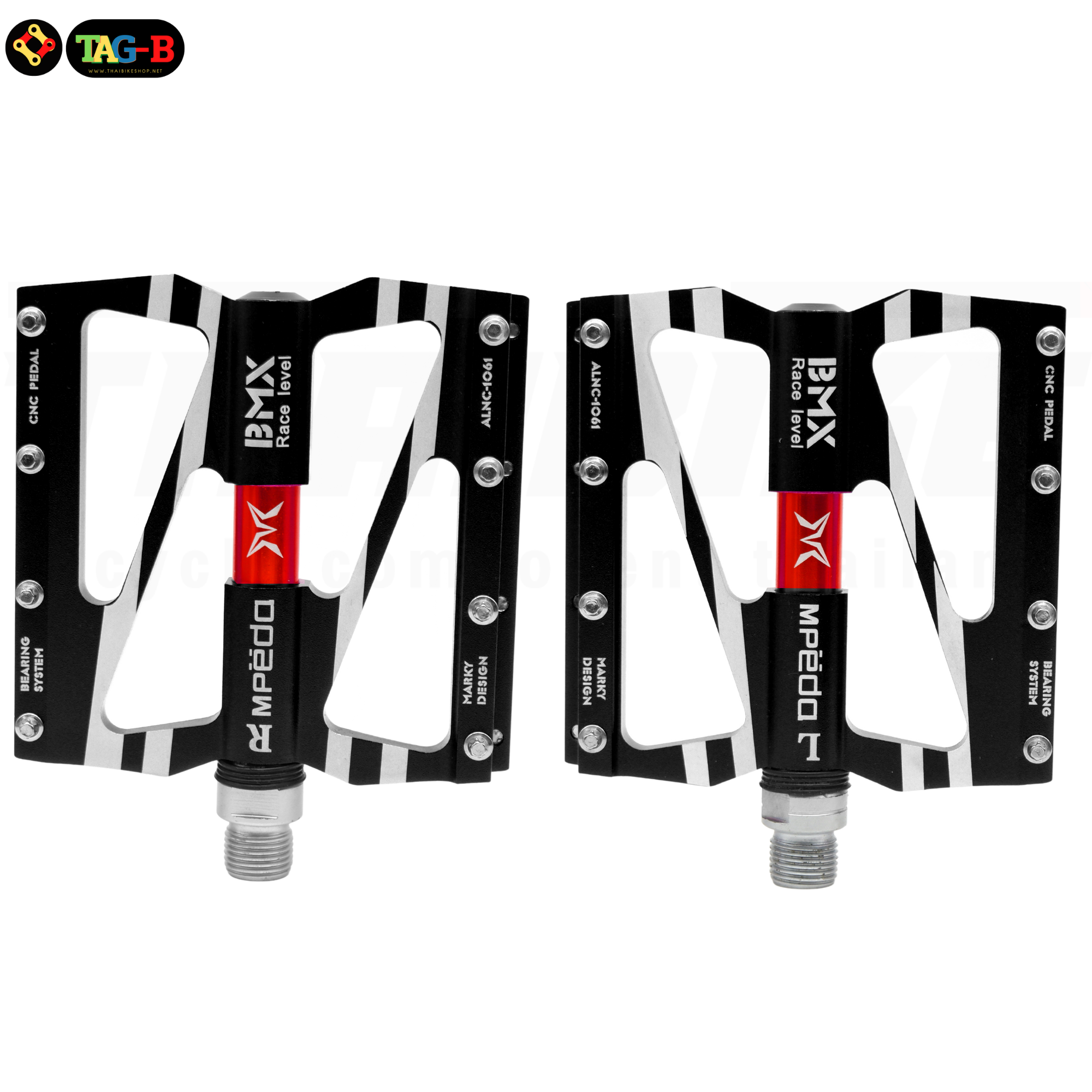 บันไดจักรยานอลูมิเนียมขึ้นรูปชิ้นเดียว MPEDA ALNC-1061 แข็งแรง ขนาดใหญ่