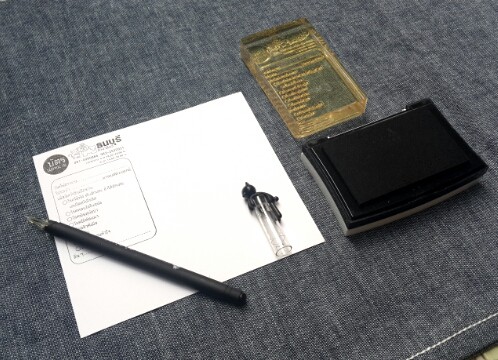 ผลงานออกแบบตรายาง ตราปั๊มใส