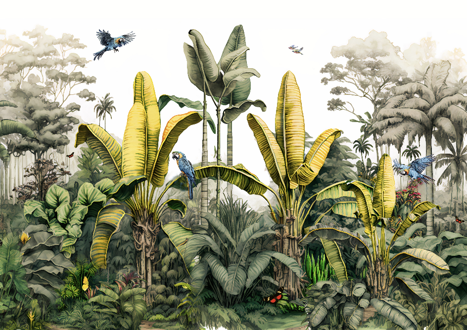 วอลเปเปอร์ภาพป่าเขตร้อน Tropical (สั่งผลิต)