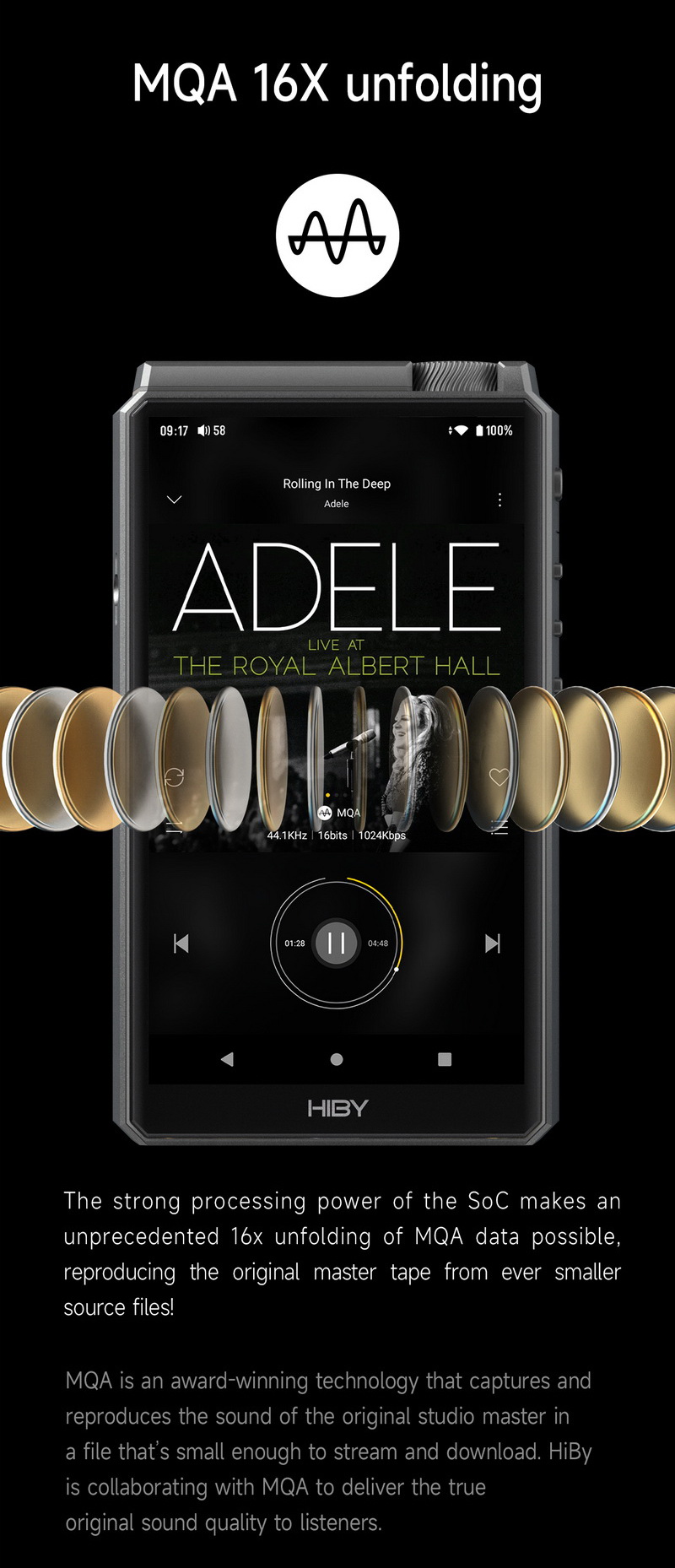 [สั่งจองล่วงหน้า] Hiby RS8 DAP เครื่องเล่นพกพาระดับเรือธงแห่งยุค รุ่นล่าสุด ประกันศูนย์ไทย