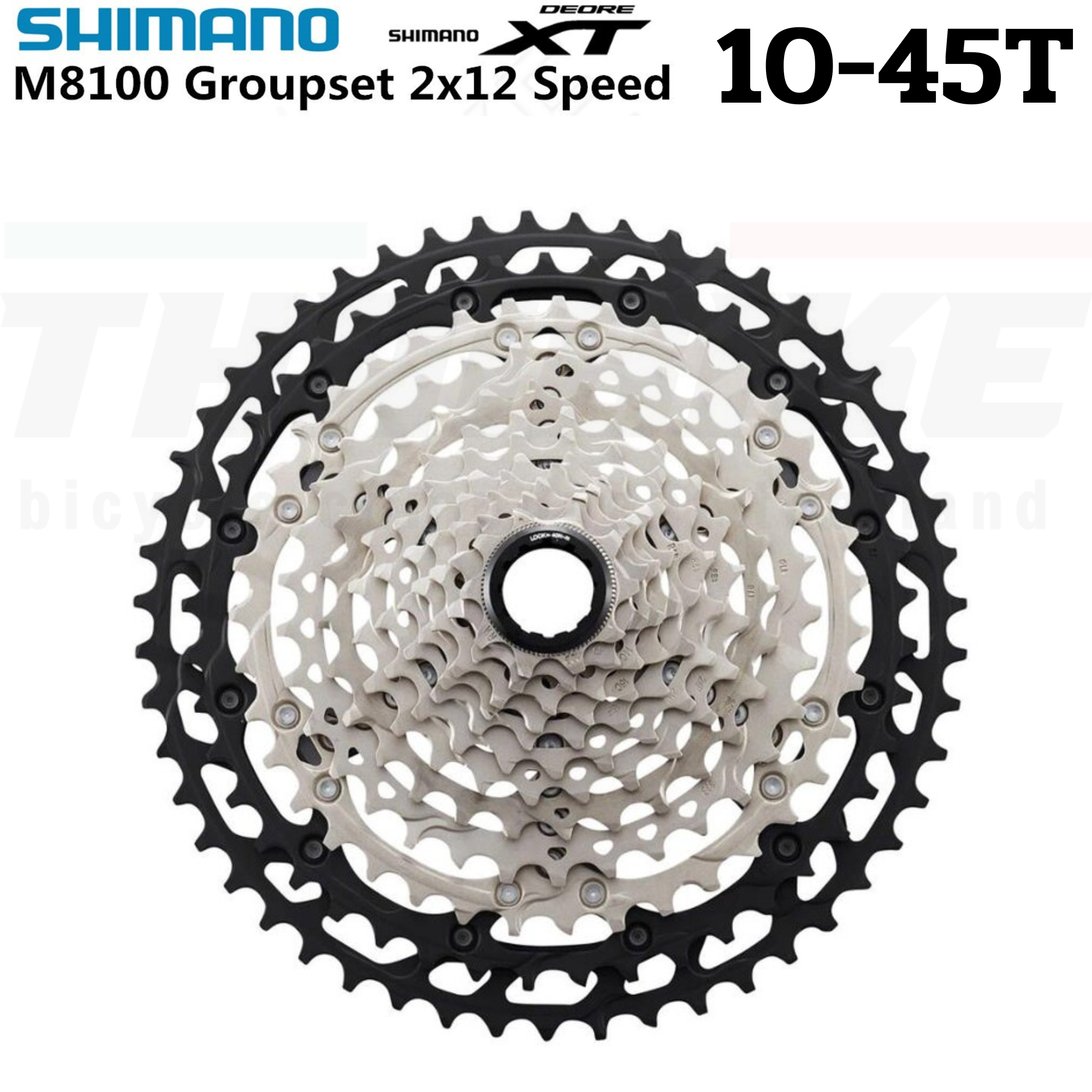 ชุดเกียร์จักรยานเสือภูเขา 1X12 2X12SPD SHIMANO XT M8100 Groupset