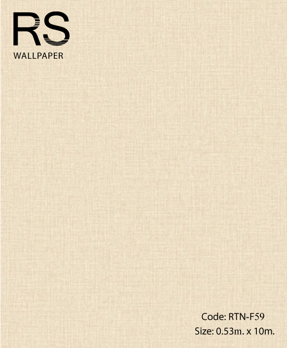วอลเปเปอร์เทกเจอร์ผ้าพื้นสีน้ำตาลอมส้มอ่อน RTN-F59