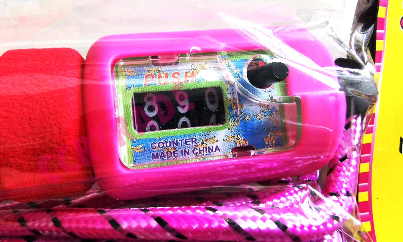 เชือกกระโดดสีสด มีตัวนับ ยาว 2.5 ม.