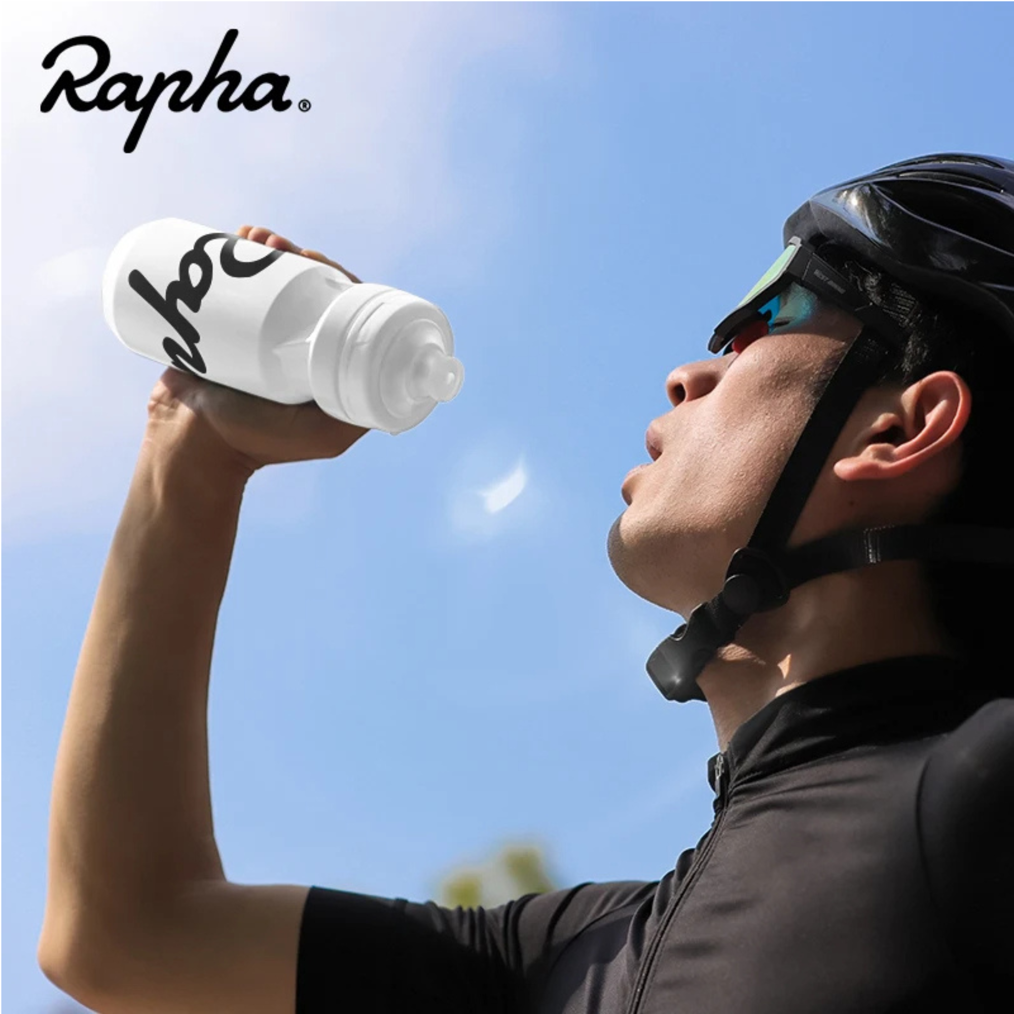 ฝาขวดน้ำพุ่ง NEW !!ขวดน้ำจักรยาน RAPHA ของแท้ พลาสติกนุ่ม ขนาด 610/710ml