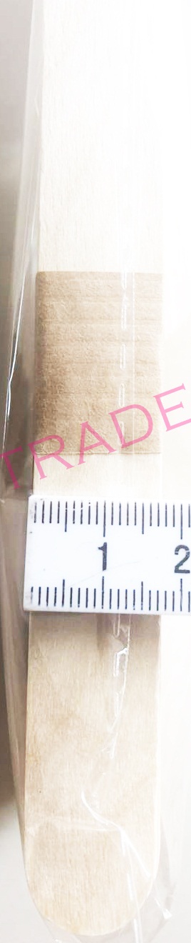 ไม้ไอติมใหญ่สีธรรมชาติ 50 ชิ้น (18 มิล) 19.5 ซม.