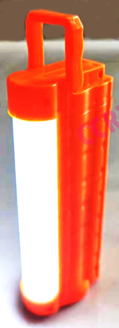 ไฟฉายตั้งแคมส์ 2 หัวใส่ถ่านกล่อง 17.5 ซม.