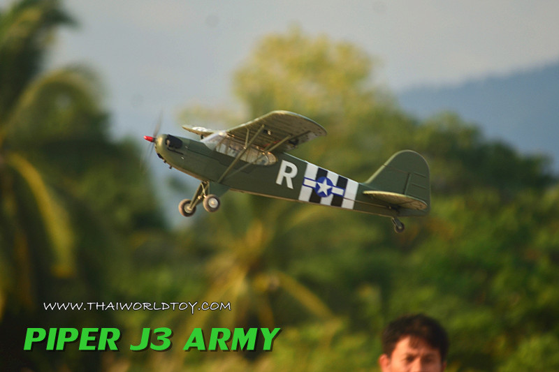 Piper J-3 ARMY 680MM. 6Gyro