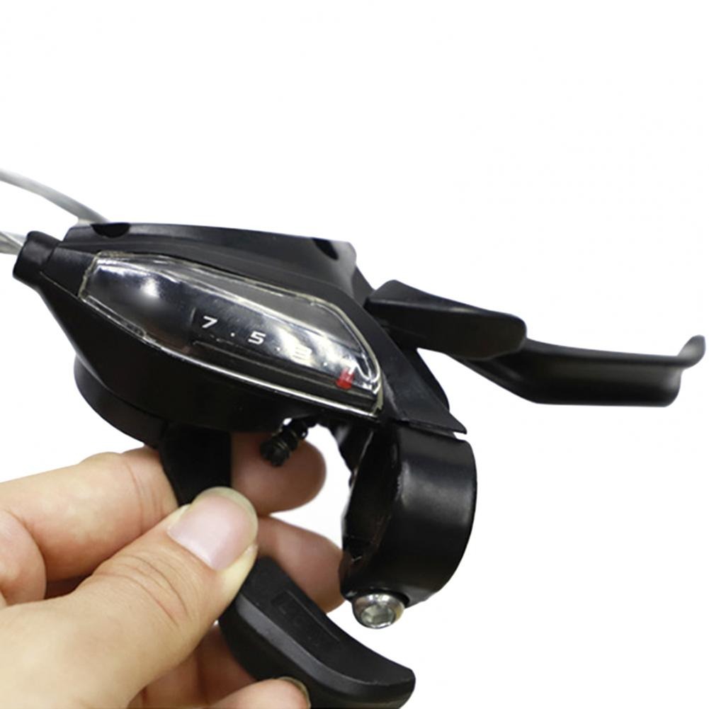 มือเกียร์เสือภูเขารวมเบรคจักรยาน แบบ 3X7SPD