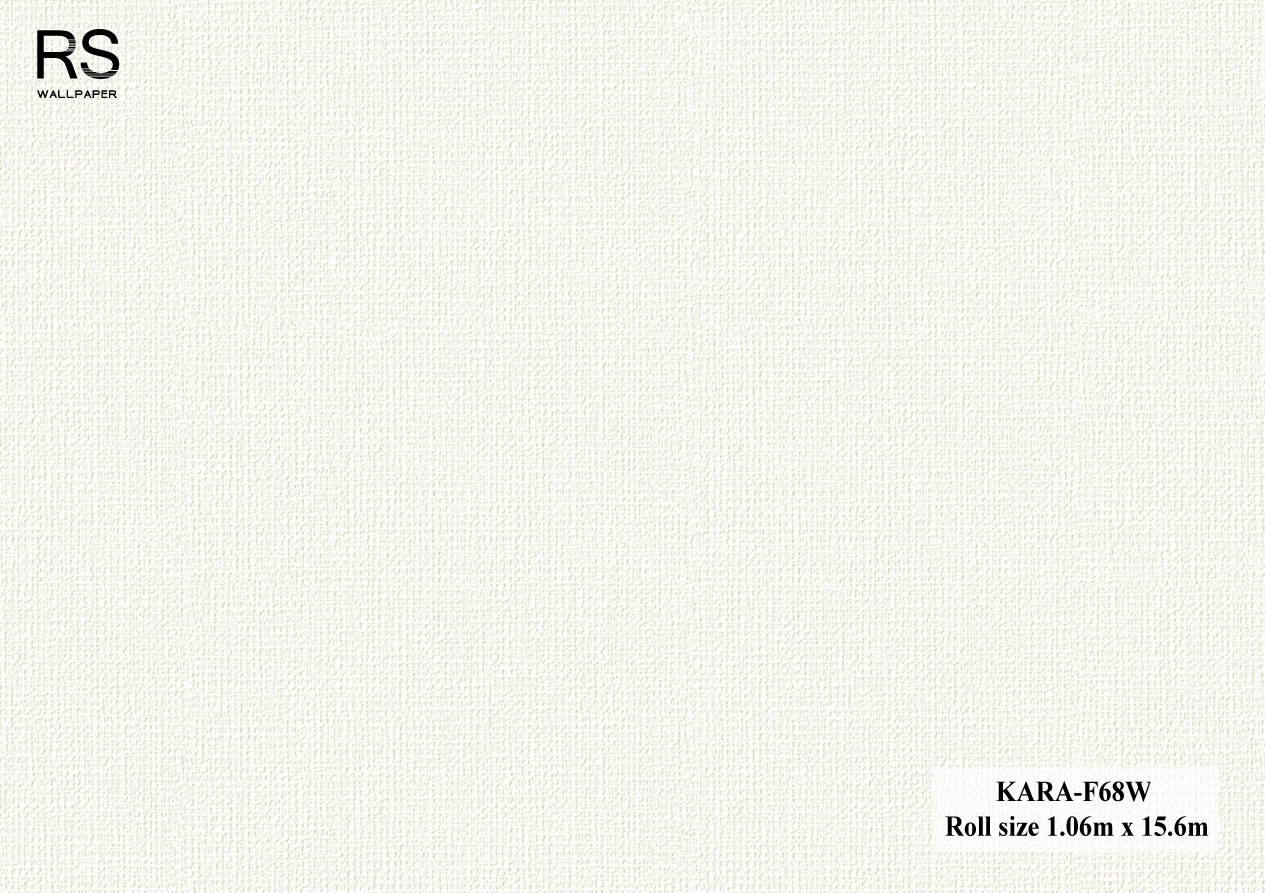 วอลเปเปอร์ สีขาว KARA-F68W