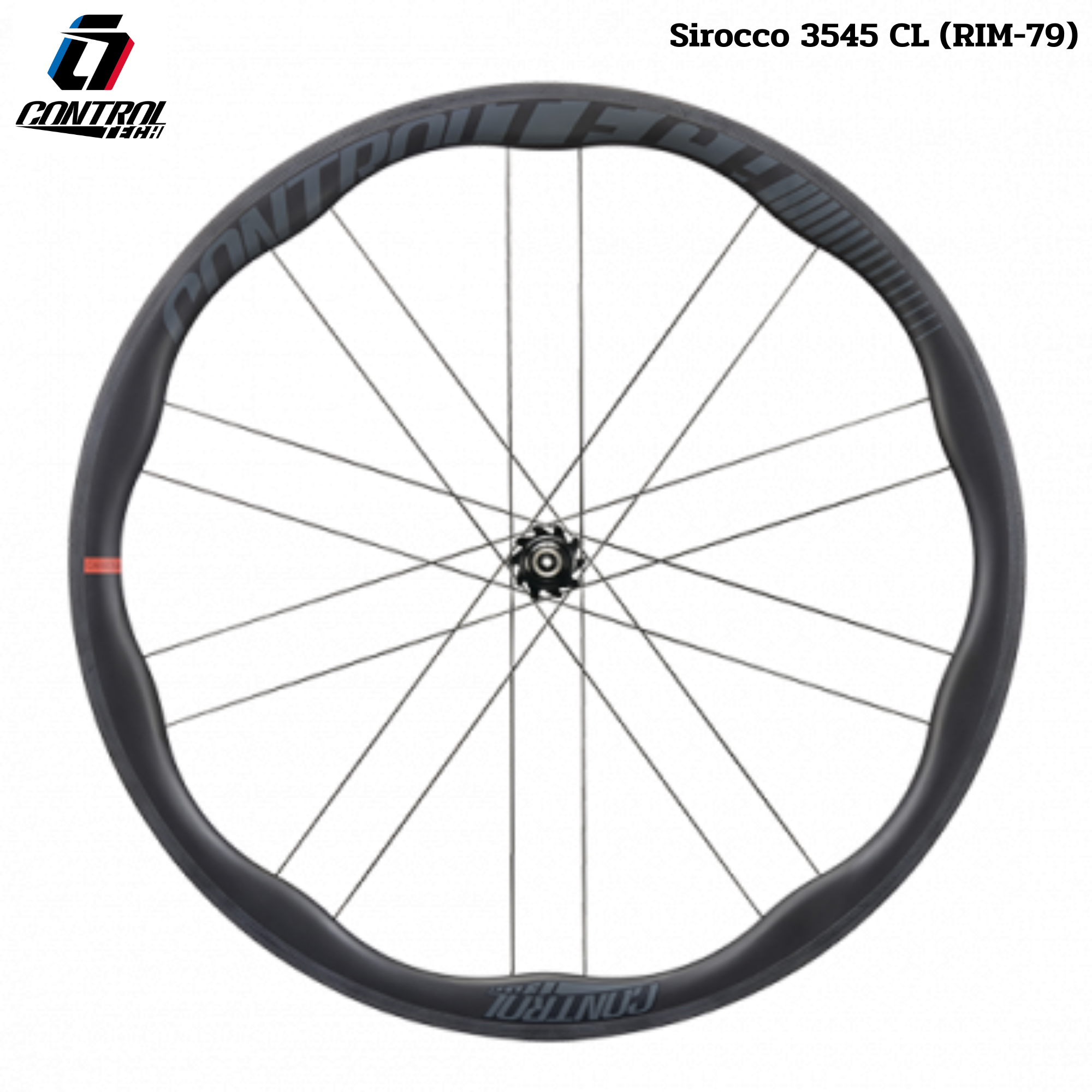 ชุดล้อจักรยานเสือหมอบคาร์บอน CONTROLTECH Sirocco 3545 CL (RIM-79)