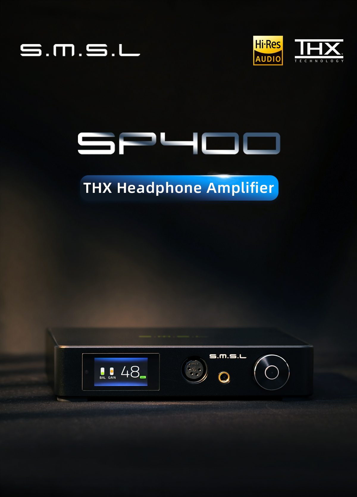 ขาย SMSL SP400 แอมป์ตั้งโต๊ะระดับ Hi-Res รองรับ THX ประกันศูนย์ไทย