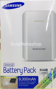 แบตเตอรี่สำรอง SAMSUNG Universal Battery Pack 9000mAh Original Genuine สีดำ (ส่งฟรีEMS)