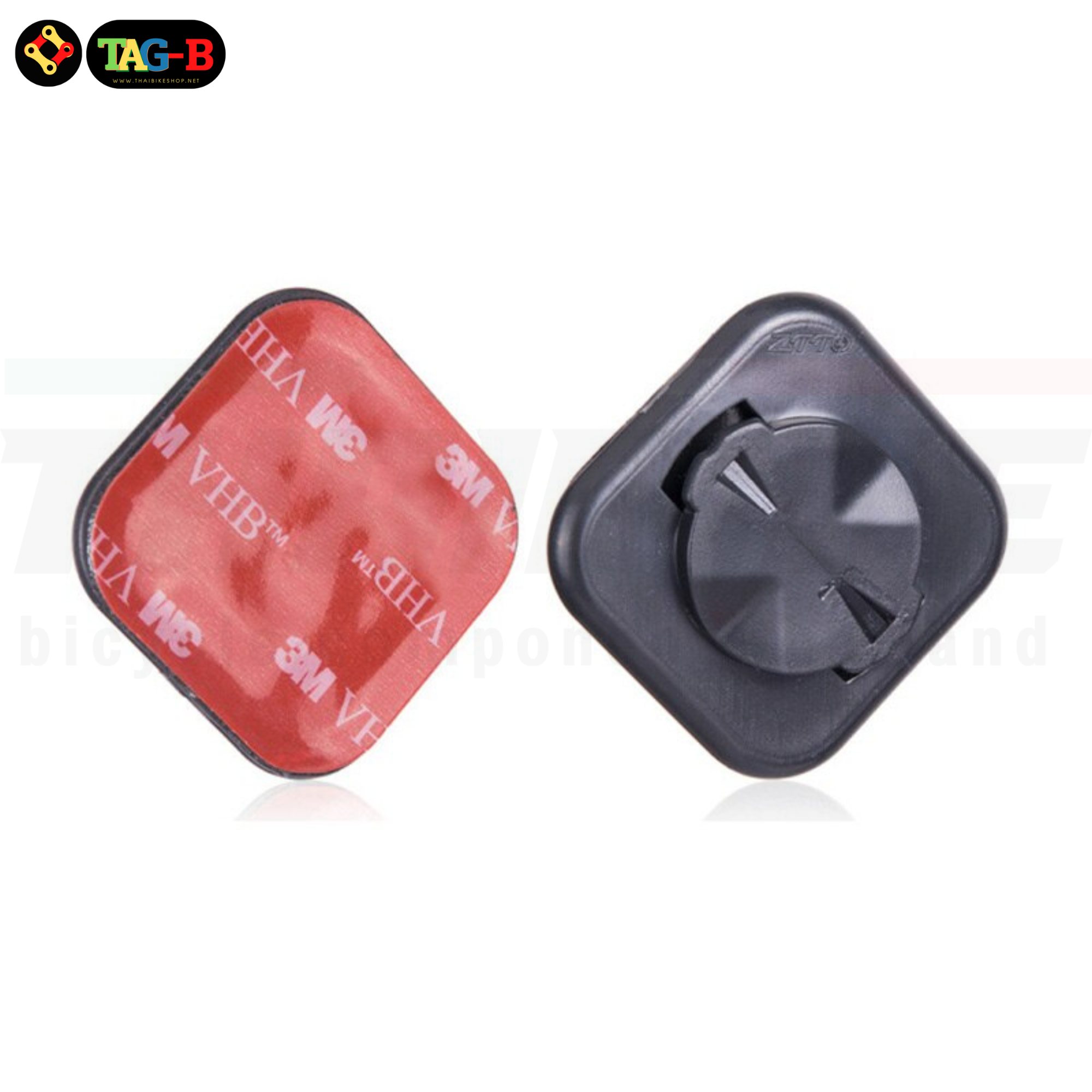 แผ่นแปะติดมือถือกับขาไมล์จักรยาน TAG-B ติดมือถือกับขาการ์มิน