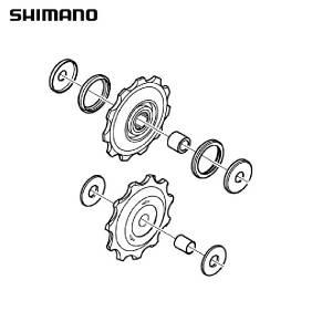 ลูกกลิ้งตีนผีหลัง SHIMANO ULTEGRA, RD-6700 บนและล่าง ULTEGRA DEORE SAINT