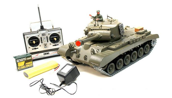รถถังบังคับ U.S.M26 snow leopard 2.4 Ghz