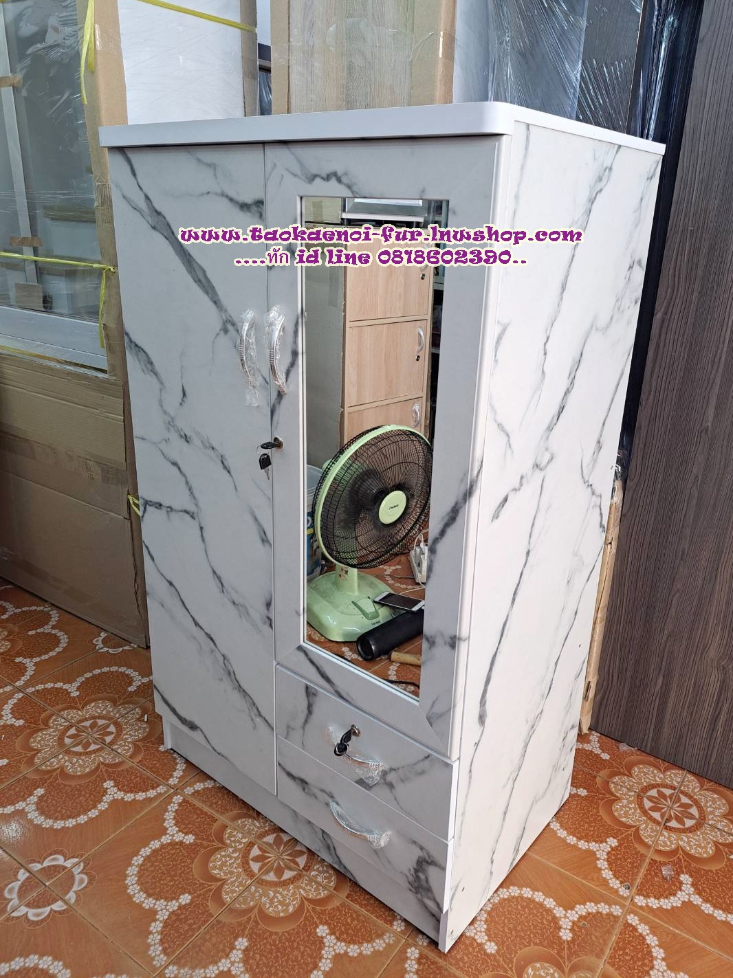 WCD-80-3 ตู้เสื้อผ้าเด็ก 80 ซม.