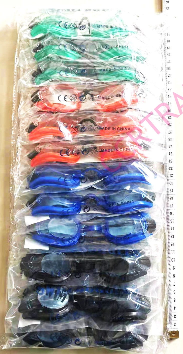 แว่นตาว่ายน้ำกระเป๋าซิปล็อค คละสี Free Size