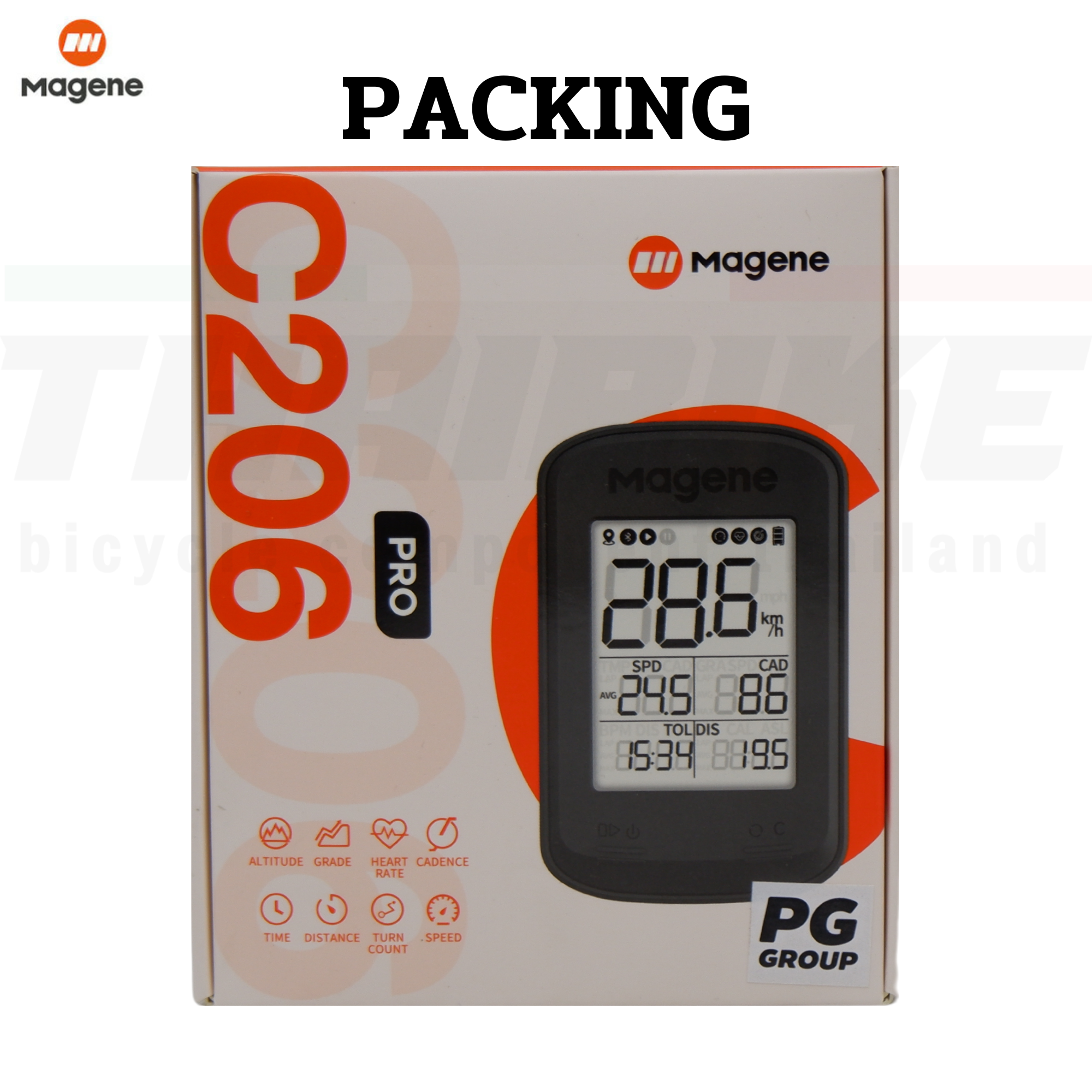 ประกันศูนย์ไทย Magene C206 / C206 Pro ไมล์จักรยาน GPS กันน้ำ วัดความเร็ว