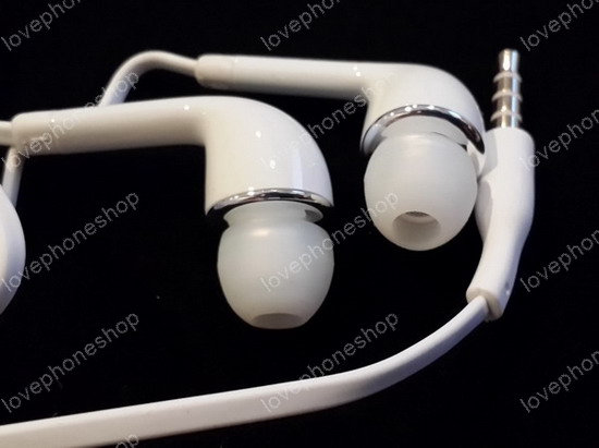 หูฟัง แท้ Samsung สำหรับรุ่น S2/3/4/5 Note1/2/3/4 J1/E3/E5/E7/A3/A5/A7 ฯลฯ สีขาว มาพร้อม ปุ่มเพิ่ม/ลดเสียงได้ (ส่งฟรี)