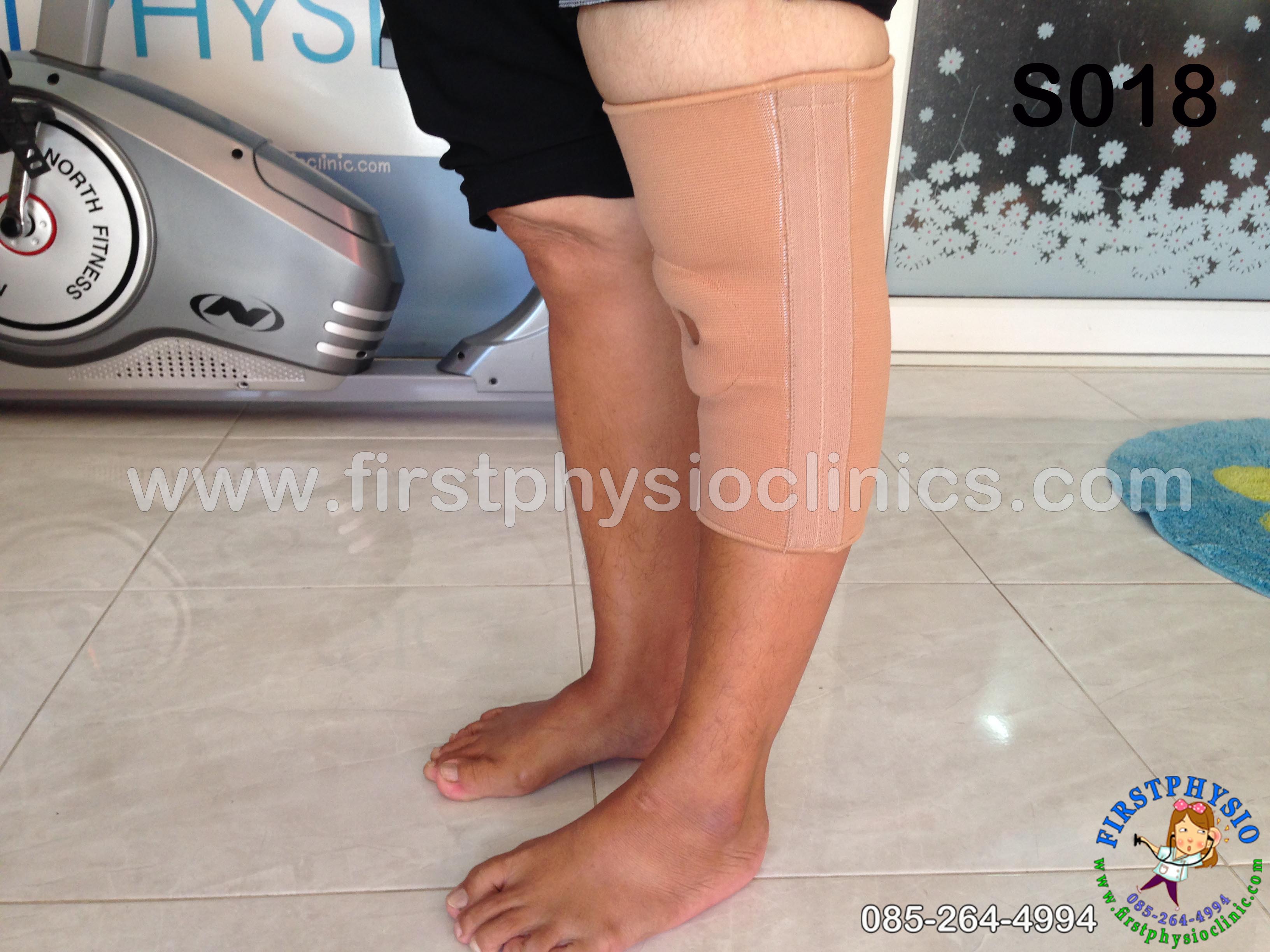 พยุงข้อเข่าและสะบ้าแบบมีแกน พยุงเข่า ที่พยุงเข่า อุปกรณ์พยุงเข่า พยุงหัวเข่ามีแกน2ข้าง Knee Support แบบมีแกน พยุงเข่าแบบมีแกน [Open Patella Flexible Bars]