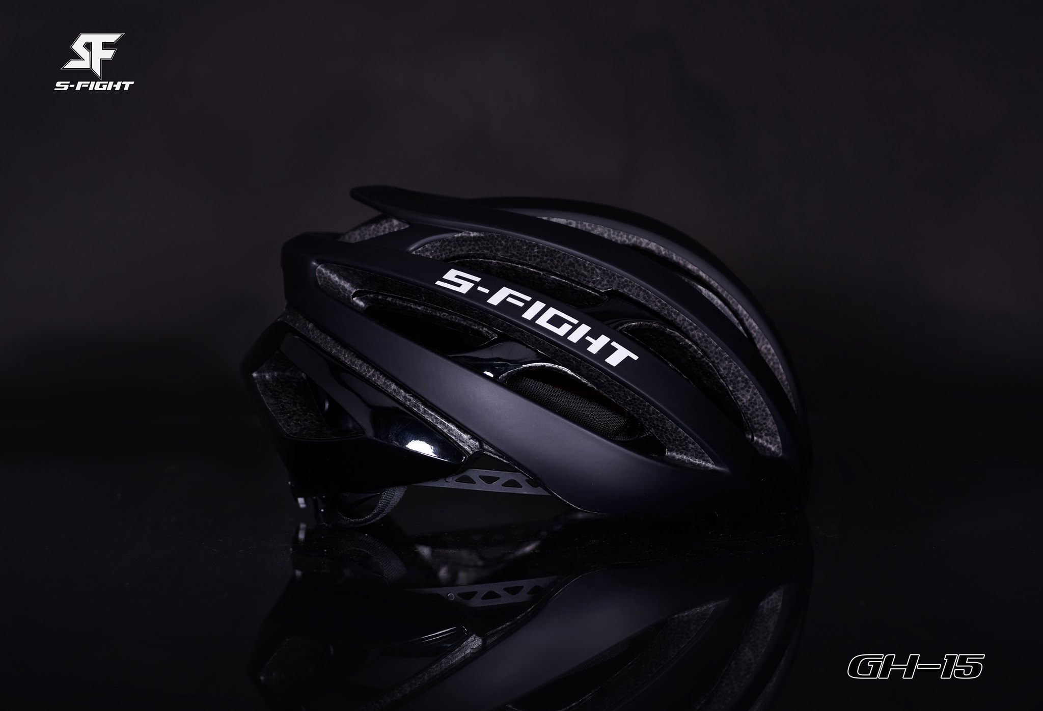 หมวกกันน็อคจักรยาน S-Fight รุ่น GH-15 หมวก 2 ชั้น เพิ่มความสวยงาม และทนทาน