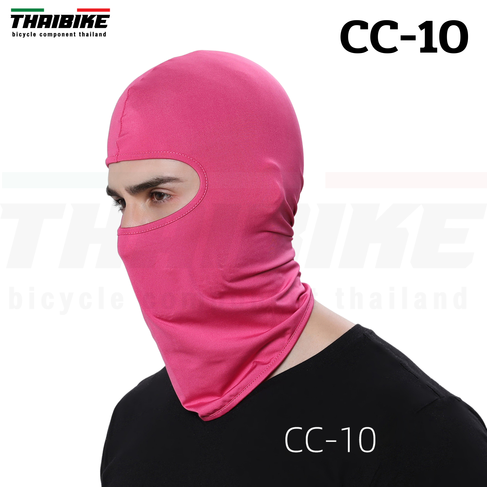 โม่งเต็มใบ ผ้าคลุมหัวกันเหงื่อ ปั่นจักรยาน ออกกำลังกาย ขี่มอเตอร์ไซต์ ผ้ารองหมวกกันน็อค THAIBIKE
