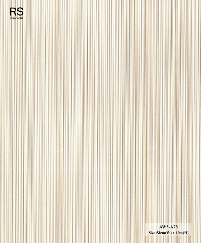 วอลเปเปอร์ลายเส้น สีน้ำตาลอ่อน AW3-A73
