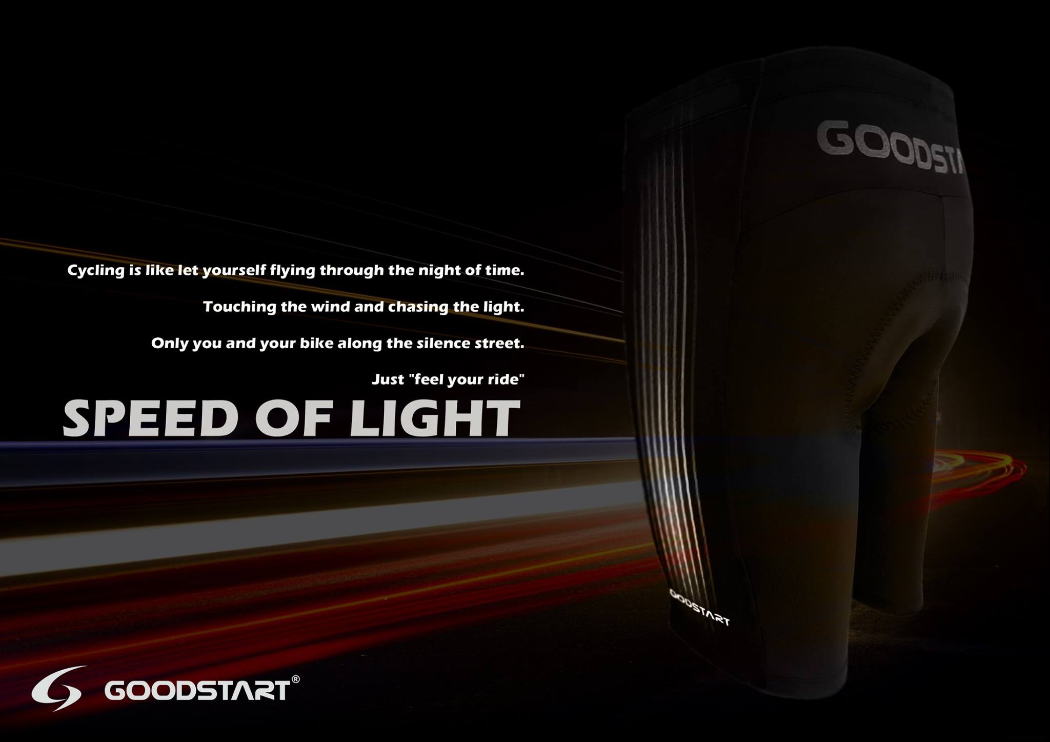 GOODSTART : GS248 กางเกงจักรยานเป้าเจลขาสั้น