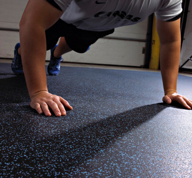 แผ่นยางปูพื้นกันกระแทก หนา 1.5 CM