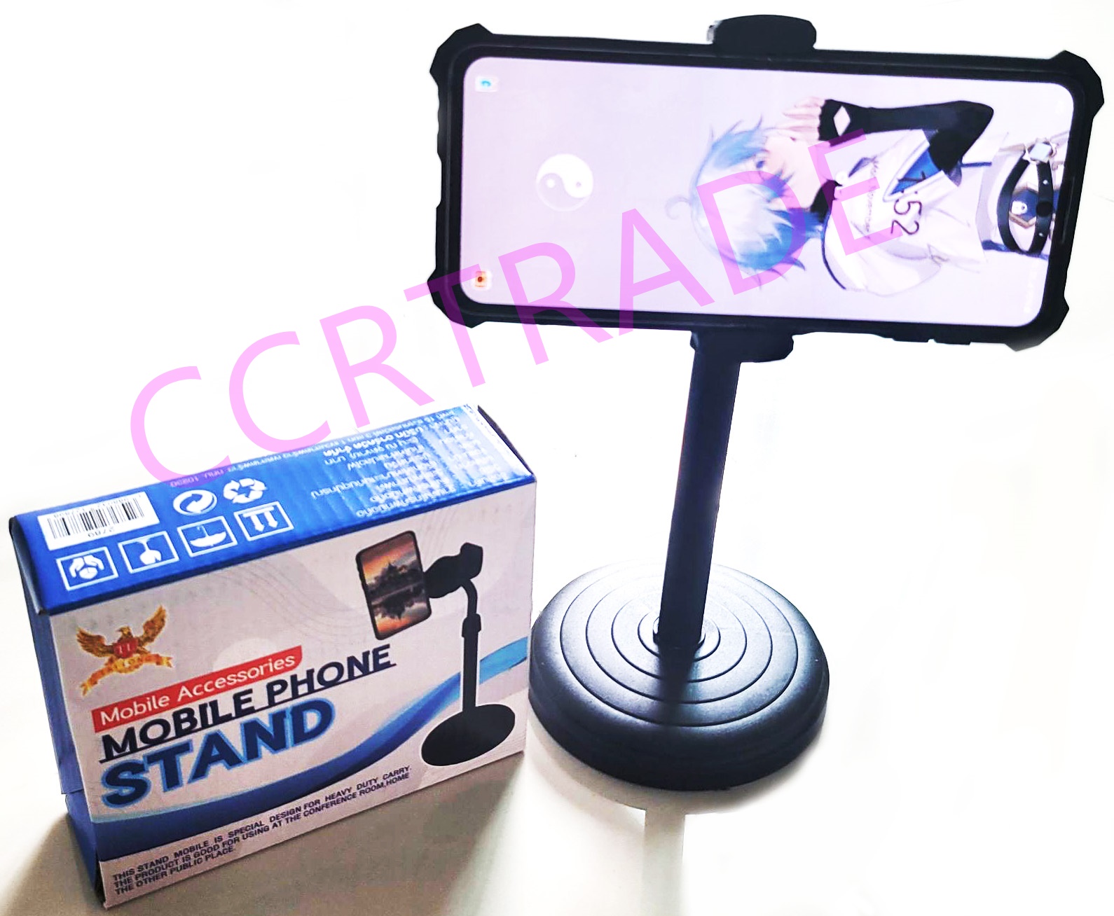 ขาตั้งโทรศัพท์หมุนได้กล่อง 11.5x24 ซม.(งานห้าง)