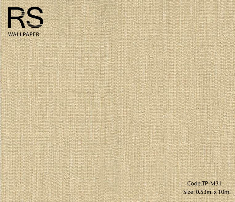 วอลเปเปอร์เทกเจอร์ผ้าพื้นสีเหลืองแก่ TP-M31