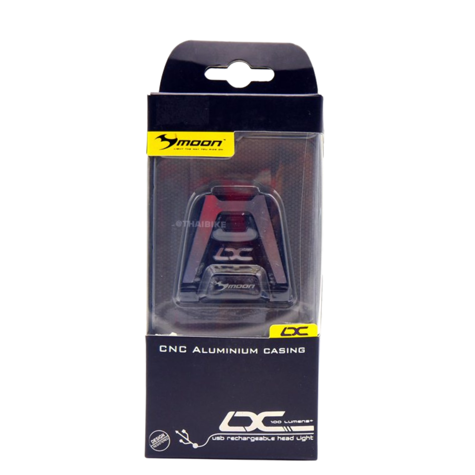 ไฟหน้าจักรยาน MOON LX-100 บอดี้อลูมิเนียม