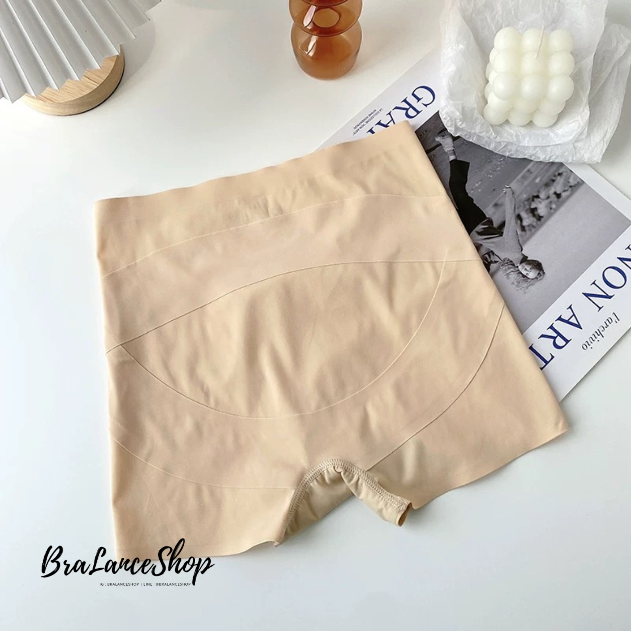 BLS✿3047 กางเกงในเอวสูงไร้ขอบ กระชับสัดส่วน