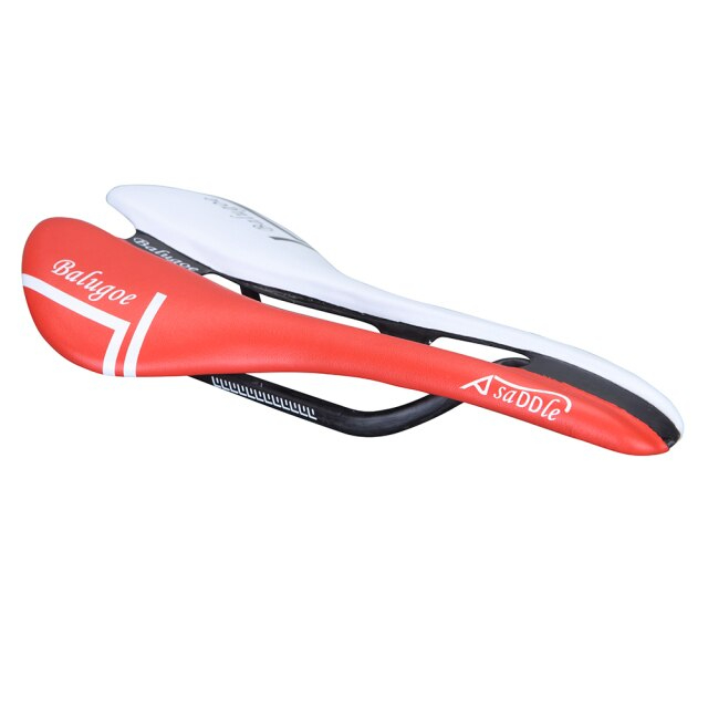 อานจักรยานราง คาร์บอน หุ้มหนัง BALUGOE EC90 New Carbon Bike Saddle