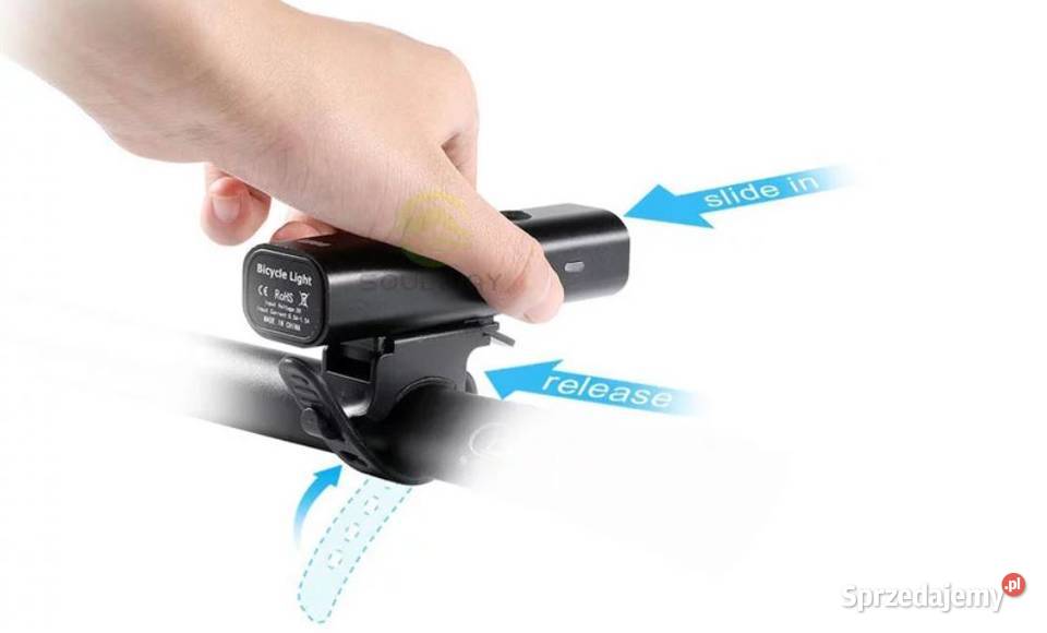 ไฟหน้าจักรยานแบบชาร์จ THAIBIKE USB TB7 200ลูเมนส์