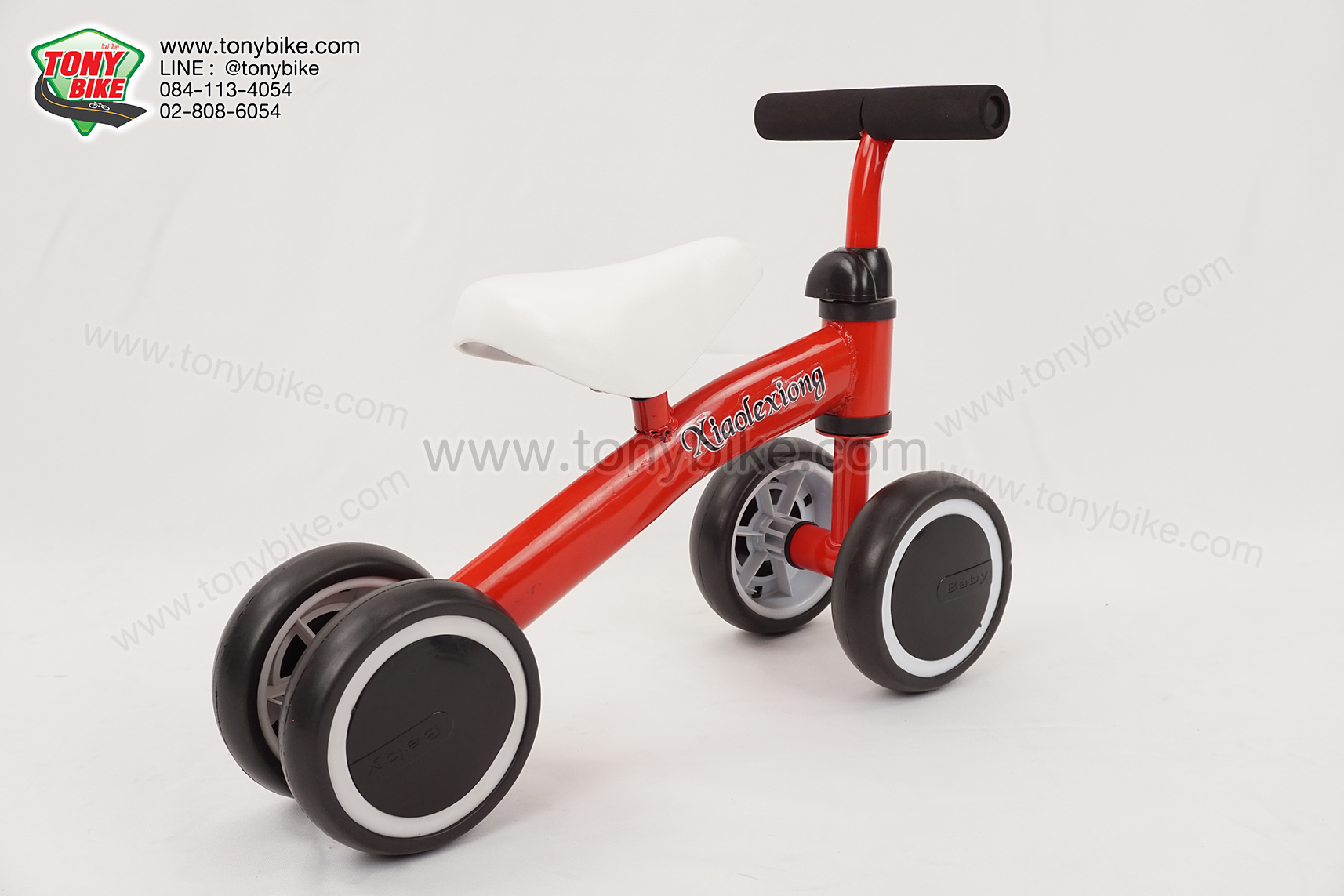 จักรยานขาไถ จักรยาน balance bike สีแดง