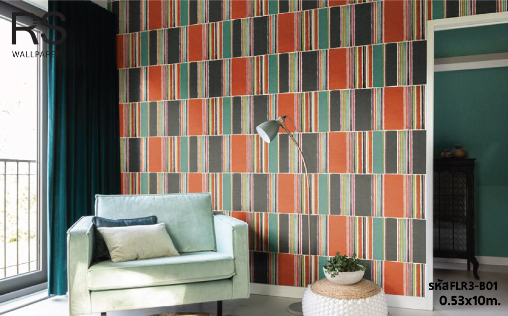 วอลเปเปอร์โมร๊อคแคน (Moroccan Style) FLR3-B01