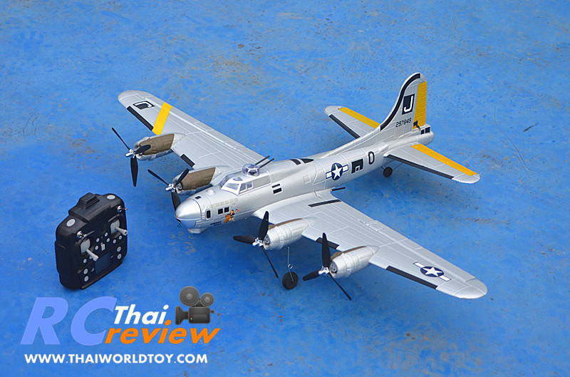 B-17 Aircraft (Auto Pilot) ทิ้งระเบิดสงครามโลก