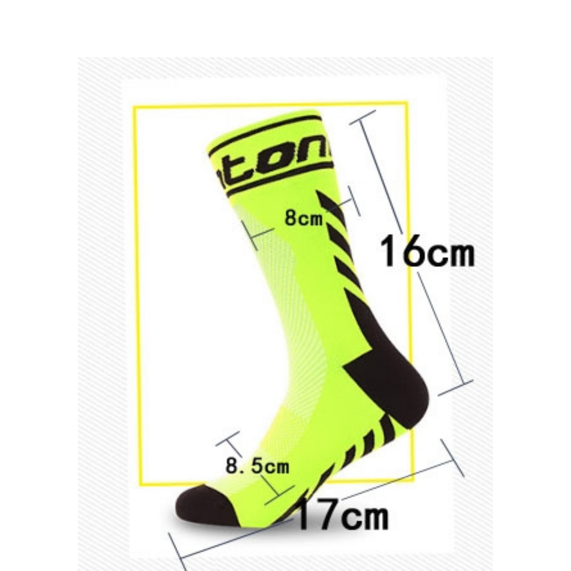 ถุงเท้าปั่นจักรยานเสือหมอบ MONTON ถุงเท้าวิ่ง