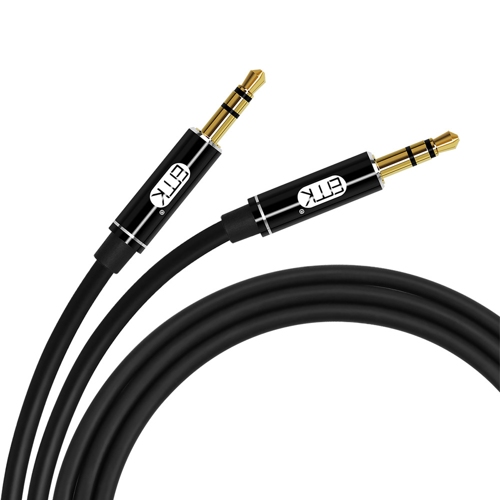 ERTK Black AUX สาย AUX 3.5 to 3.5 คุณภาพสูง ฉนวน TPU ยืนหยุ่นสูง ทนทาน ประกันศูนย์ไทย