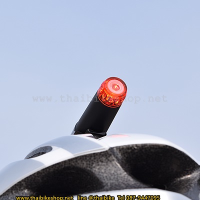 ไฟหน้าจักรยานสำหรับติดหมวกกันน็อค CATEYE VOLT400 DUPLEX, HL-EL462RC-H