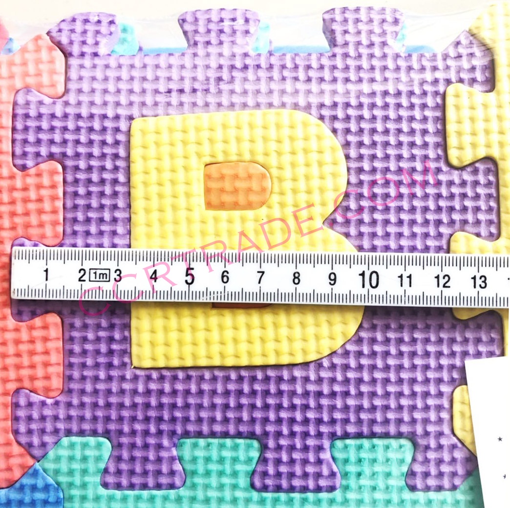 จิ๊กซอโฟมใหญ่ ABC 36 แผ่น 27x39 ซม.(1x3)