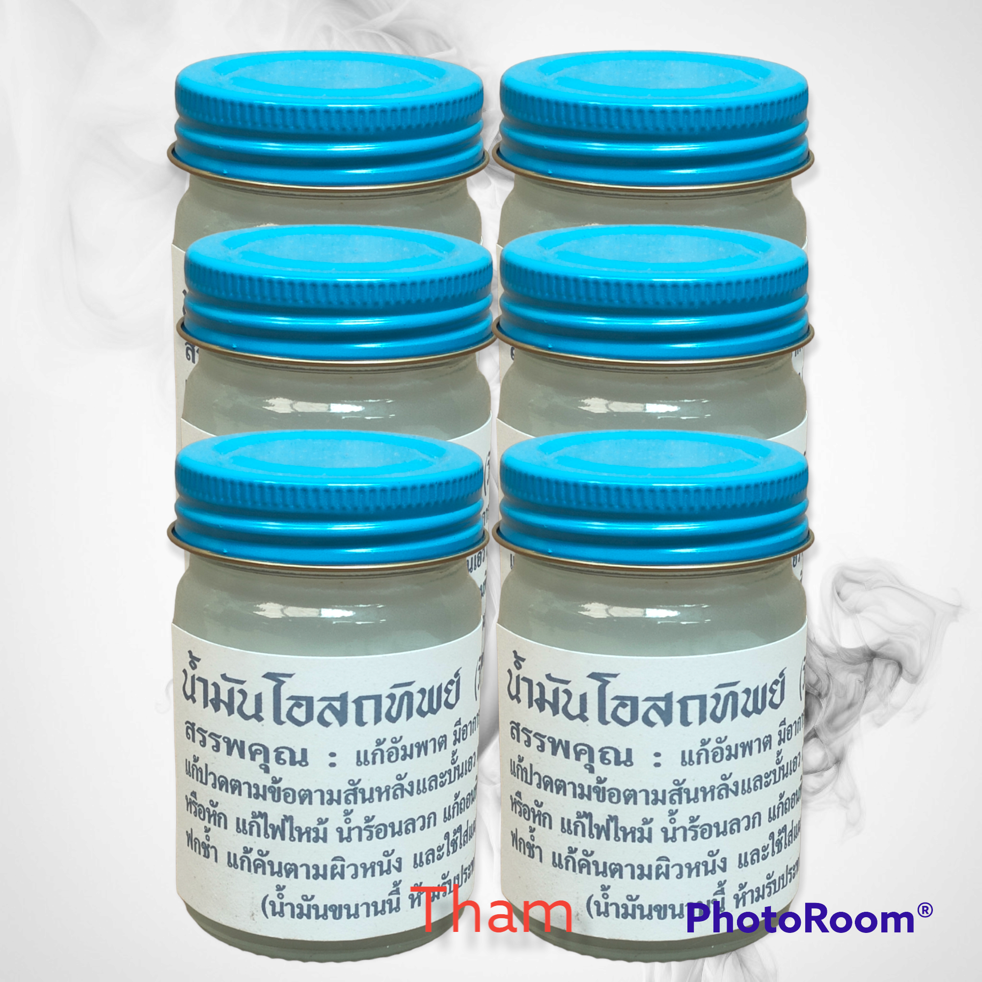 น้ำมันโอสถทิพย์-วัดโพธิ์ น้ำหนัก 50 กรัม/ขวด (Pack 6 ขวด)